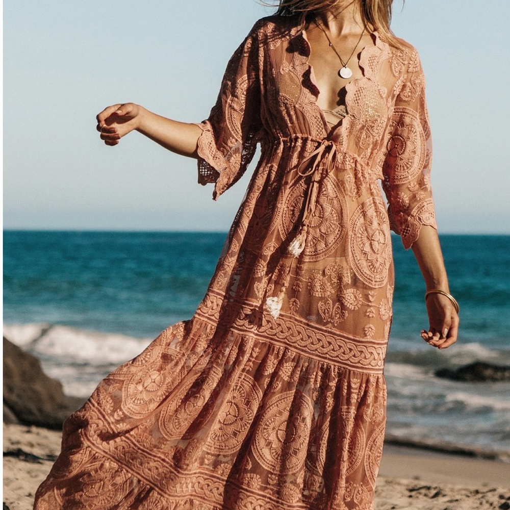 Jen’s Pirate Booty Mandala Black Orchid Maxi Dress